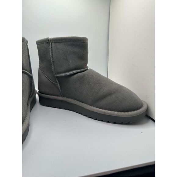 CUSHIONAIRE Women’s Cozy Boot 10 GRAY - Picture 6 of 7